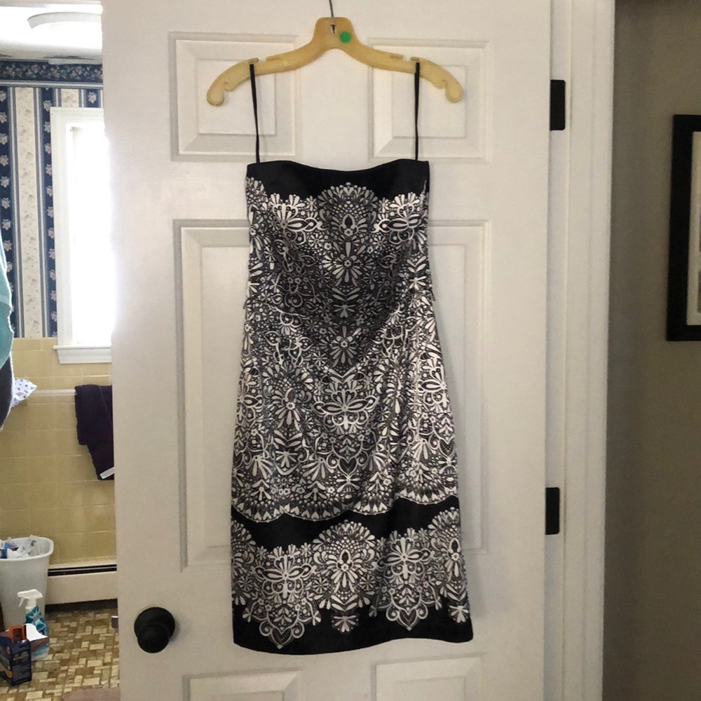White House Black Market satin dress. Worn once.